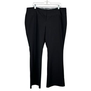 Metaphor Women's Solid Black Plus Size Bootcut Trouser Slack Pants 18A 18 Career